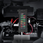 YAWOA BM410 Storage Battery Tester 12V/24V Load Test LED Smart Car Battery Tester Clip, BM410