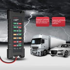 YAWOA BM410 Storage Battery Tester 12V/24V Load Test LED Smart Car Battery Tester Clip, BM410