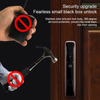 Smart Wifi Anti-Theft Fingerprint Password Lock Mobile Phone Remote Control Electronic Door Lock Magnetic Card Lock, SM-SL608 Semi-automatic Black, SM-SL708 Semi-automatic Black, SM-SL808 Automatic Black, SM-SL808 Automatic Bronze