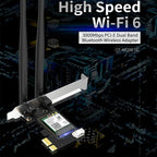 CF-AX200 SE 3000Mbps PCI-E Dual Band Frequency Bluetooth Wireless Network Card