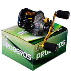 PROBEROS Metal Drop Wheel 18+1 Axis Lure Fish Wheel, Style:, DW132PR Right Hand, DW132PL Left Hand, DW132SR Right Hand, DW132WR Right Hand, DW132WL Left Hand