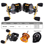 PROBEROS Metal Drop Wheel 18+1 Axis Lure Fish Wheel, Style:, DW132PR Right Hand, DW132PL Left Hand, DW132SR Right Hand, DW132WR Right Hand, DW132WL Left Hand