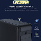 COMFAST CF-727B 1300Mbps Dual Frequency Gigabit USB Desktop Transmitter Receiver Portable Bluetooth V4.2 + WiFi Wireless Network Card