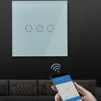 Wifi Wall Touch Panel Switch Voice Control Mobile Phone Remote Control, White 1 Gang (Zero Firewire Wifi ), White 2 Gang (Zero Firewire Wifi ), White 3 Gang (Zero Firewire Wifi ), Black 1 Gang (Zero Firewire Wifi ), Black 2 Gang (Zero Firewire Wifi  ) ...