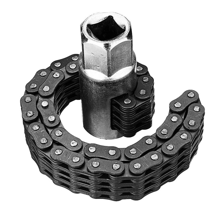 Oil Filter Chain Wrench Spanner Remover Adjustable Auto Repair Tool, 52 Sections, 44 Sections