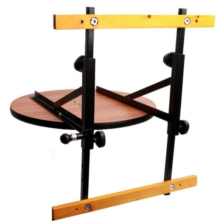 Adult Fitness Boxing Speed Ball Wooden Suspension Frame with Pear-shaped Speed Ball Kit, Wooden Shelf