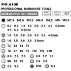 60 in 1 S2 Mobile Phone Notebook Computer Disassembly Tool Repair Phillips Screwdriver, 60 in 1 (Black)
