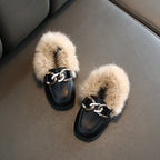 Autumn And Winter Plush Shoes Peas Shoes For Children, 21 Yards 13.5cm, 22 Yards 14cm, 23 Yards 14.5cm, 24 Yards 15cm, 25 Yards 15.5cm, 26 Yards 16cm, 27 Yards 16.5cm, 28 Yards 17cm, 29 Yards 17.5cm, 30 Yards 18cm, 31 Yards 18.6cm, 32 Yards 19.2cm     ...