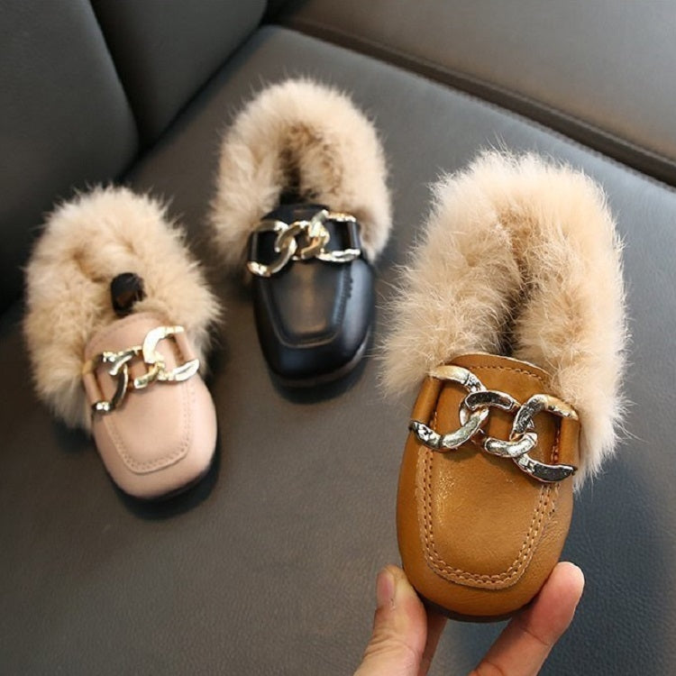 Autumn And Winter Plush Shoes Peas Shoes For Children, 21 Yards 13.5cm, 22 Yards 14cm, 23 Yards 14.5cm, 24 Yards 15cm, 25 Yards 15.5cm, 26 Yards 16cm, 27 Yards 16.5cm, 28 Yards 17cm, 29 Yards 17.5cm, 30 Yards 18cm, 31 Yards 18.6cm, 32 Yards 19.2cm     ...