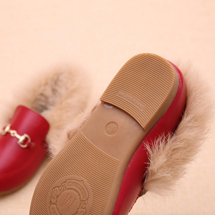 PU Leather And Cashmere Warm Single Shoes Casual Shoes for Girls, 21 Yards 13cm, 22 Yards 13.5cm, 23 Yards 14cm, 24 Yards 14.5cm, 25 Yards 15cm, 26 Yards 15.5cm, 27 Yards 16cm, 28 Yards 16.6cm, 29 Yards 17.3cm, 30 Yards 17.9cm, 31 Yards 18.3cm         ...