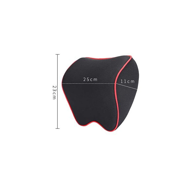 Car Headrest Pillow Neck Pillow Car Memory Foam Cervical Pillow Interior Supplies, Memory Foam Pillow(Black Red Edge), Memory Foam Pillow(Black Brown Edge), Memory Foam Pillow(Black White Edges), Memory Foam Pillow(Beige), Memory Foam Pillow(Light Brow...