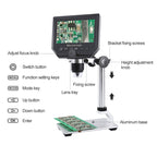 G600A HD Mobile Phone Repair Microscope 4.3 Inch Screen Digital Microscope Electron Microscope, EU Plug, US Plug