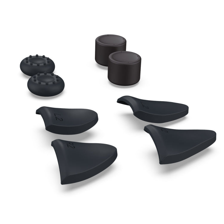 2 Sets 8 in 1 Handle Trigger Button + Rocker Cap Suitable For PS5, 8 in 1 Handle Trigger Button