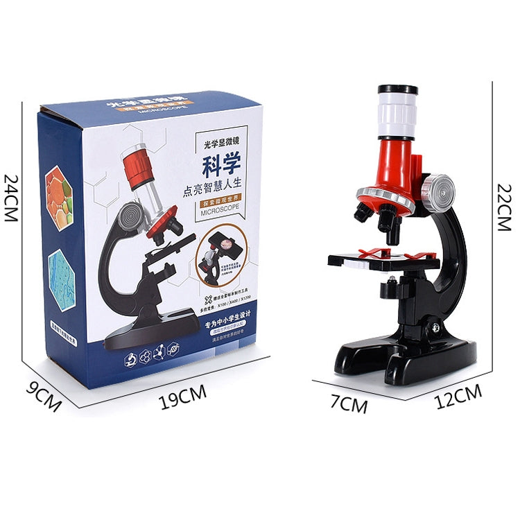 HD 1200 Times Microscope Toys Primary School Biological Science Experiment Equipment Children Educational Toys