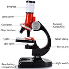 HD 1200 Times Microscope Toys Primary School Biological Science Experiment Equipment Children Educational Toys
