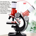 HD 1200 Times Microscope Toys Primary School Biological Science Experiment Equipment Children Educational Toys