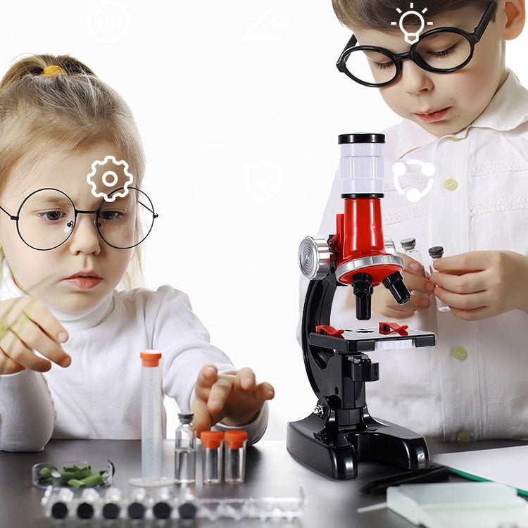 HD 1200 Times Microscope Toys Primary School Biological Science Experiment Equipment Children Educational Toys