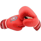 LISHEN Thickened Boxing Gloves Muay Thai Fighting Training Fitness Gloves, LISHEN Black, LISHEN Red