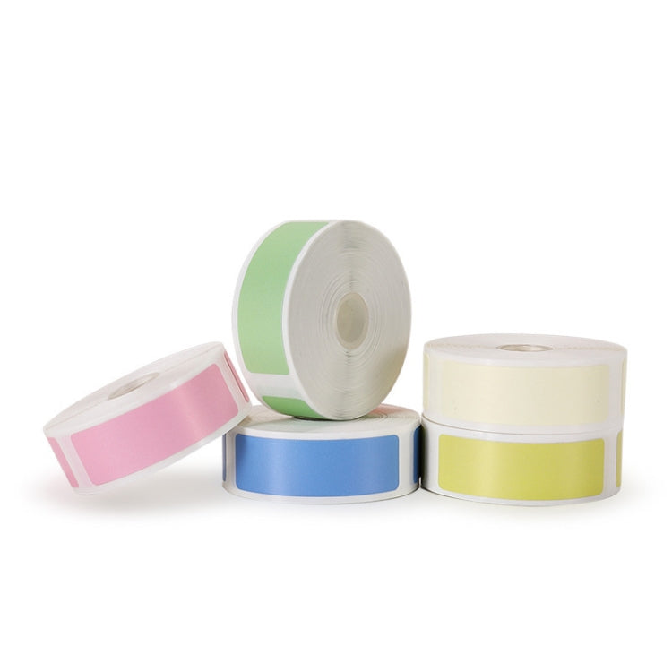 2 PCS Supermarket Goods Sticker Price Tag Paper Self-Adhesive Thermal Label Paper for NIIMBOT D11, Size: White 12x40mm 155 Sheets, White 12x22mm 260 Sheets, White 12x40mm 160 Sheets, White 15x50mm 130 Sheets, Warm Yellow 12x40mm 160 Sheets