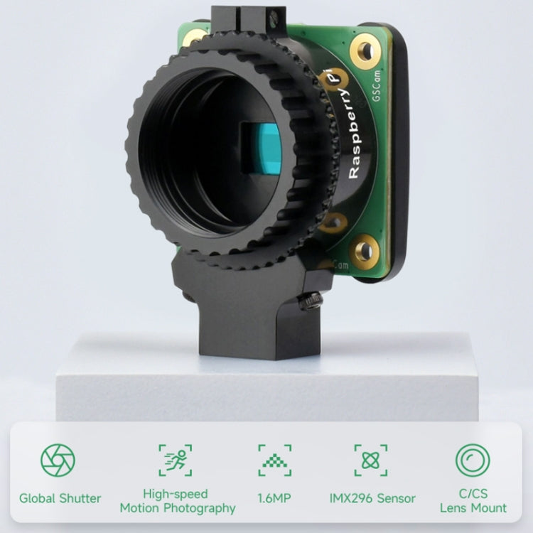 Waveshare Original Raspberry Pi 1.6MP Global Shutter Camera Module, 24385