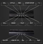 Hand-Rolled Drum Set Color Electronic Drum Lithium Battery Rechargeable Silicone Drum Set, MD862C