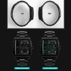 SKMEI 1274  Men Fashion Electronic Watch Multifunctional Outdoor Sports Watch, Red, Blue, Black, Golden