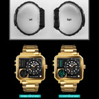 SKMEI 1392 Multi-Function Outdoor Sports Watch Business Double Display Waterproof Electronic Watch
