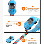 SKMEI 1241 Fashion Cute Cartoon Car Children Digital Watch, Yellow, Red, Blue, Black, Light Blue