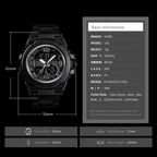 SKMEI 1452 Outdoor Sports Electronic Watch Multifunctional Waterproof Watch, Red, Blue, Black, Golden, Apricot, ArmyGreen