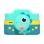 Mini Children Cartoon Touch Screen High-Definition Dual-Lens Digital Camera Toy, C4 Small Dinosaurs No Card, C4 Small Dinosaurs 32GB