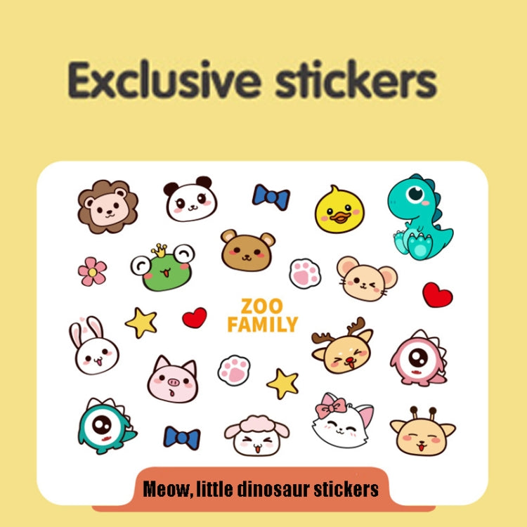 Mini Children Cartoon Touch Screen High-Definition Dual-Lens Digital Camera Toy, C4 Small Dinosaurs No Card, C4 Small Dinosaurs 32GB