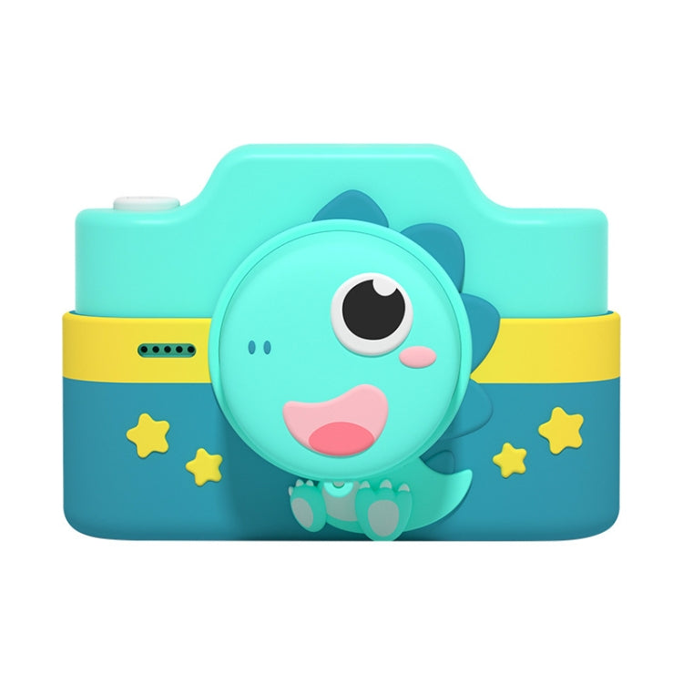 Mini Children Cartoon Touch Screen High-Definition Dual-Lens Digital Camera Toy, C4 Small Dinosaurs No Card, C4 Small Dinosaurs 32GB