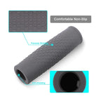 2 Pairs Scooter Accessories Handlebar Rubber Handle Cover For Xiaomi Mijia M365 / M365 Pro, Black, Gray