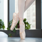 Ballet Lace Pointe Shoes Professional Flat Dance Shoes, 39, 40, 41, 42, 43, 44