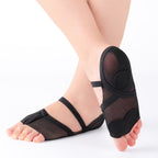 Dance Practice Shoes Soft-Soled Socks Gymnastics Foot Cover Semi-Truncated Foot Cover, S (34-35), M (36-37), L (38-39), XL (40-41)