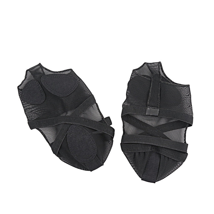 Dance Practice Shoes Soft-Soled Socks Gymnastics Foot Cover Semi-Truncated Foot Cover, S (34-35), M (36-37), L (38-39), XL (40-41)