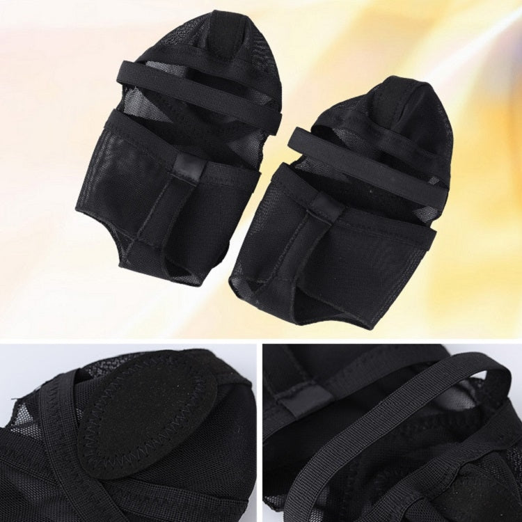 Dance Practice Shoes Soft-Soled Socks Gymnastics Foot Cover Semi-Truncated Foot Cover, S (34-35), M (36-37), L (38-39), XL (40-41)