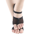 Dance Practice Shoes Soft-Soled Socks Gymnastics Foot Cover Semi-Truncated Foot Cover, S (34-35), M (36-37), L (38-39), XL (40-41)
