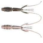 12 in 1 Salted Shrimp Type Fishy Lure Soft Bait Soft, 88mm/2.2g (12pcs/bag)