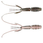 12 in 1 Salted Shrimp Type Fishy Lure Soft Bait Soft, 88mm/2.2g (12pcs/bag)