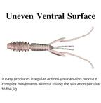 12 in 1 Salted Shrimp Type Fishy Lure Soft Bait Soft, 88mm/2.2g (12pcs/bag)