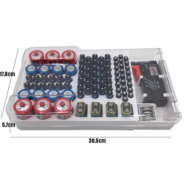 JK-19070823 Battery Storage Box With Battery Capacity Tester