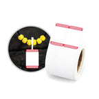 2 PCS Jewelry Tag Price Label Thermal Adhesive Label Paper for NIIMBOT B11 / B3S, 02F 100 Sheets, 02F Festive Red 100 Sheets