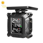 M9 Motorcycle Tire Pressure Monitor Solar Wireless External High-Precision Monitoring Waterproof Detector，Random Style Delivery, M9