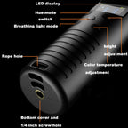 RGB Colorful Photography Light Stick 3000K-6500K Adjustable Temperature Light Stick, RGB Light Stick