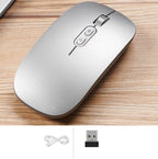 M103 1600DPI 5 Keys 2.4G Wireless Mouse Charging Ai Intelligent Voice Office Mouse, Support 28 Languages, White, Black, Silver, Rose Gold, Gray