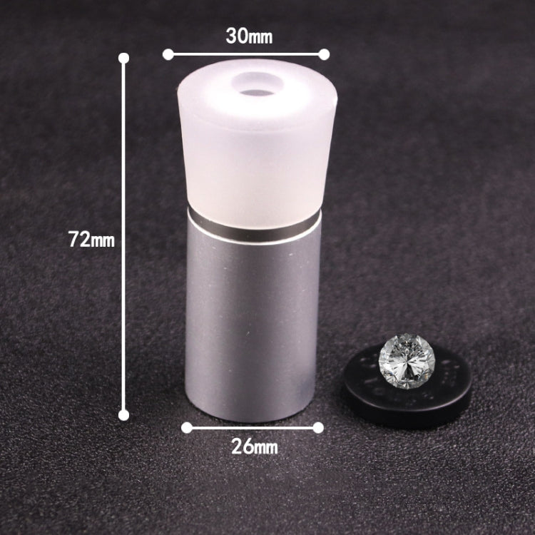 2 PCS Metal Cutting Mirror Jewelry Diamond Identification Tool 10 Times Magnifying Glass Diamond Instrument Diamond Ring Observer