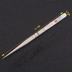 Non-Slip Diamond Tweezers Jewelry Tweezers Elastic Stainless Steel Gem Diamond Clips Durable Tools, With Slot and Lock