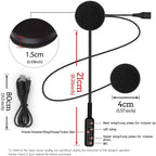 MH01 Bluetooth 5.0 Helmet Headset Auto Answer/Stereo Effect Bluetooth Headset, MH01