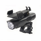 500LM Bicycle Light Mobile Phone Holder Multi-Function Riding Front Light With Horn, 4000 mAh (Black), 4000 mAh (Black Red), 4000 mAh (Black Blue), 4000 mAh (Black Orange), 2400 mAh (Black Red), 2400 mAh (Black Blue), 2400 mAh (Black Orange)           ...